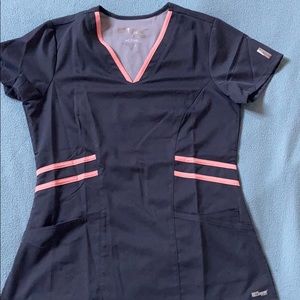 Greys Anatomy Active Small Scrub Top